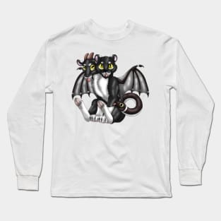 Chimera Cubs: Tuxedo Bicolor Long Sleeve T-Shirt